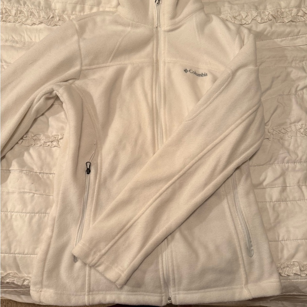 Columbia Women's White Fleece Jacket